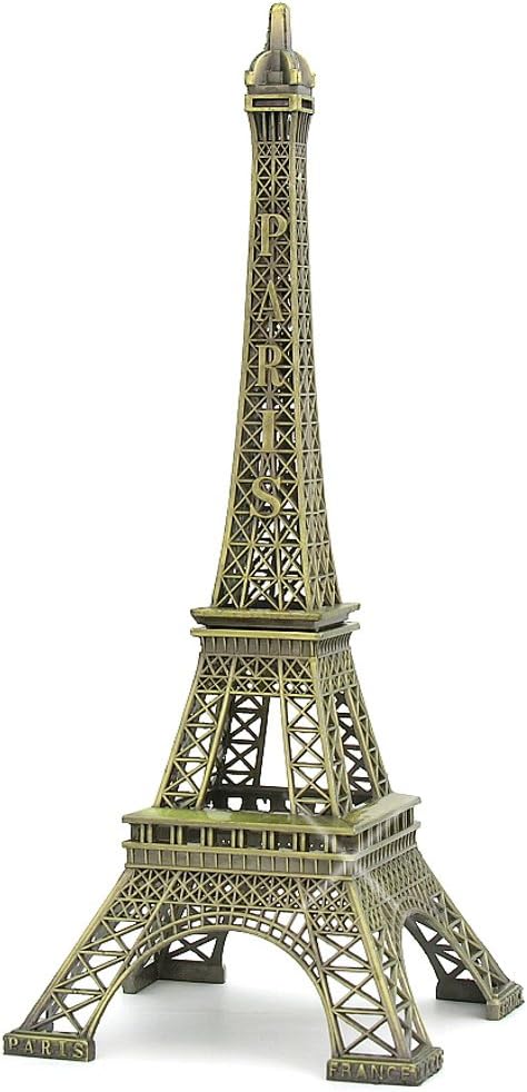 Metal Eiffel Tower statue, 18 cm