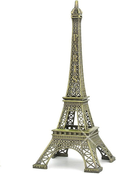 Metal Eiffel Tower statue, 18 cm