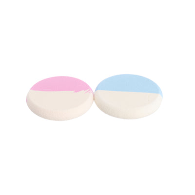 Multi-use makeup sponge set in colorful circular shape - 4 pieces