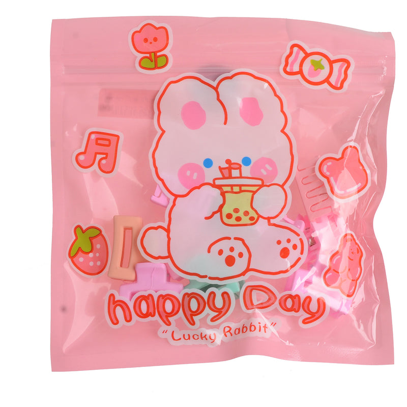 A set of 10 pieces of Happy Day tote bag in various colors