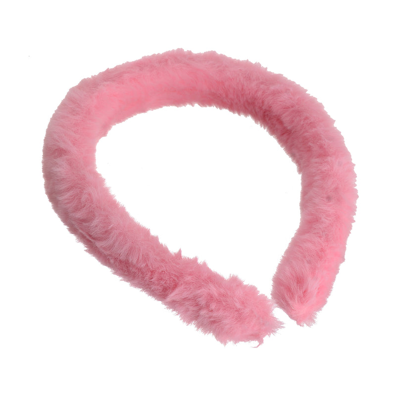 Pink fur collar