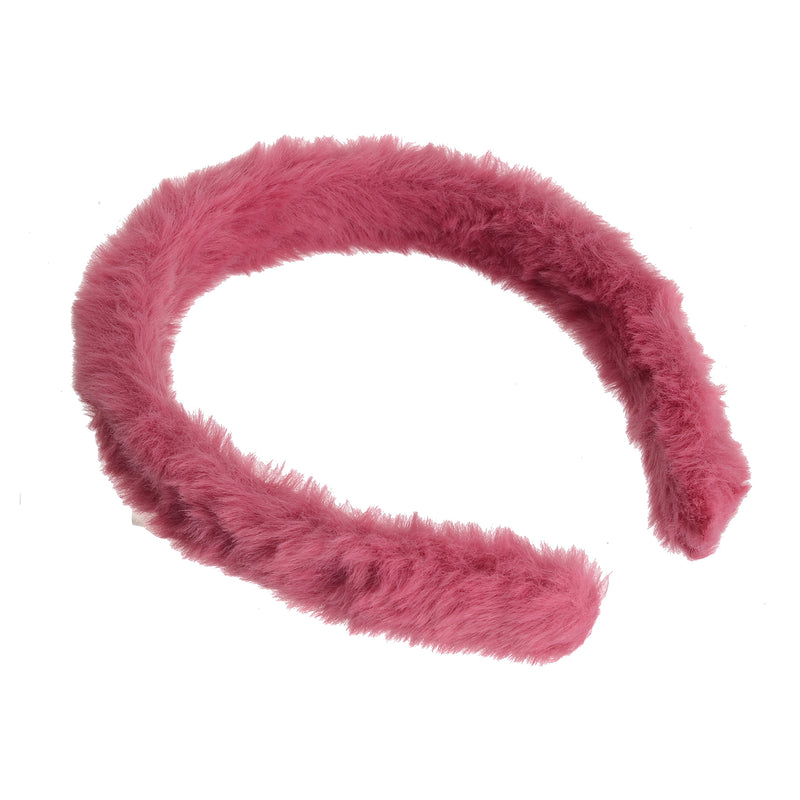 Mauve fur collar