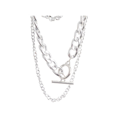 3-layer chain interlocking in a chain shape