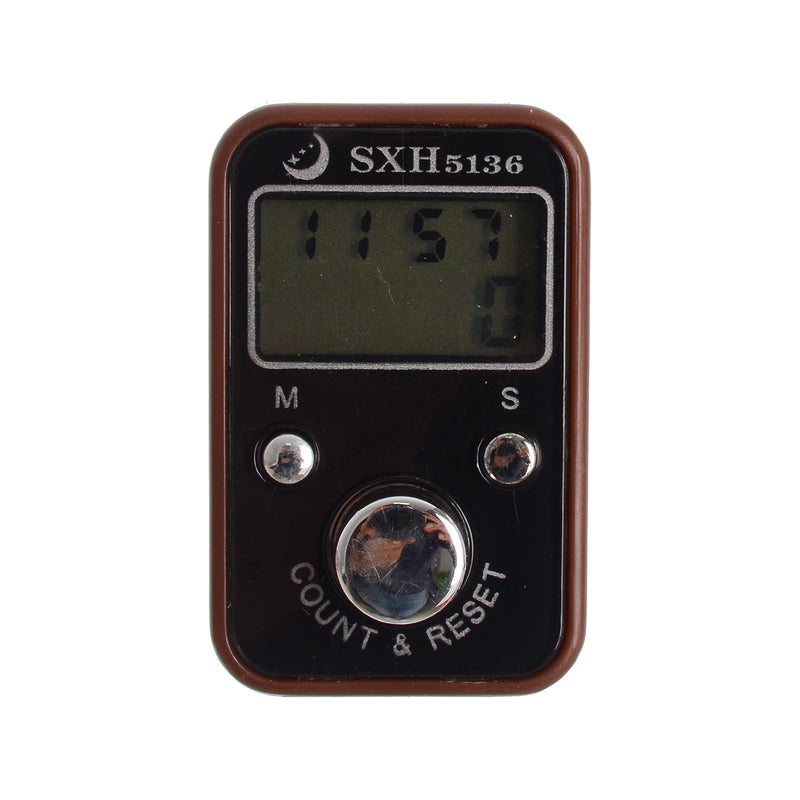 Portable digital electronic meter with LCD screen