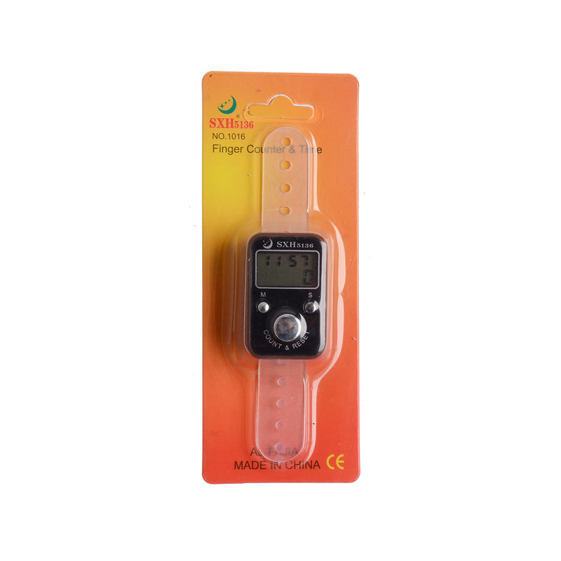 Portable digital electronic meter with LCD screen