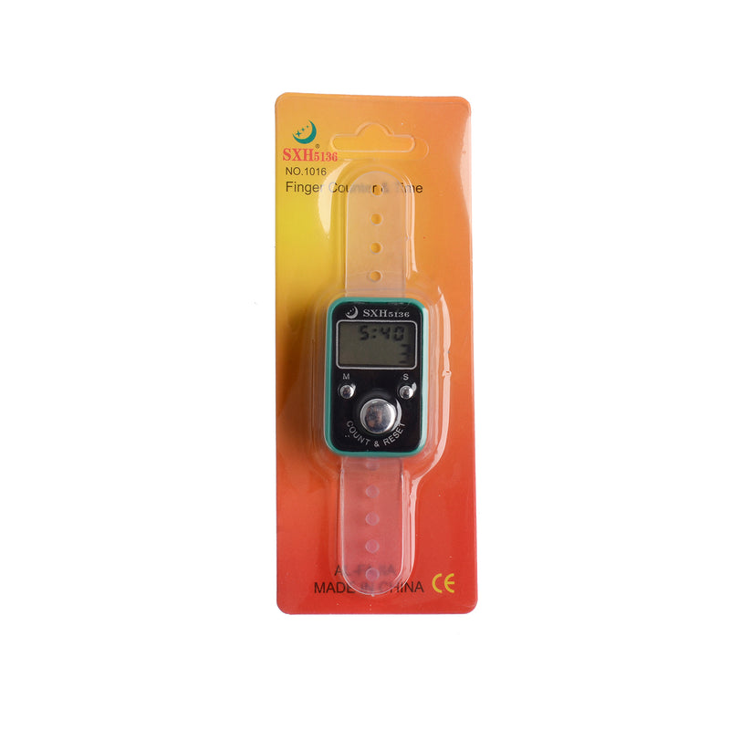 Portable digital electronic meter with LCD screen