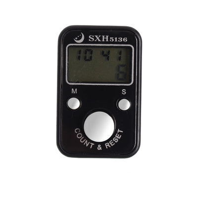 Portable digital electronic meter with LCD screen