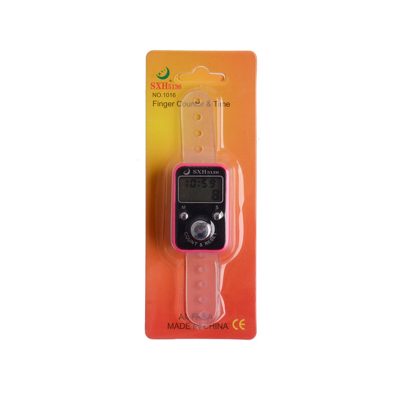 Portable digital electronic meter with LCD screen