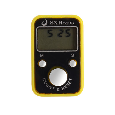 Portable digital electronic meter with LCD screen