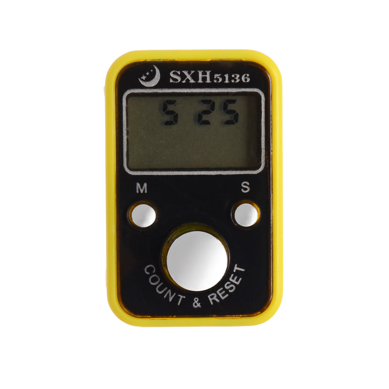 Portable digital electronic meter with LCD screen