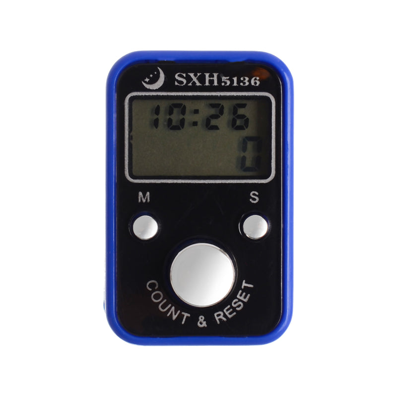 Portable digital electronic meter with LCD screen