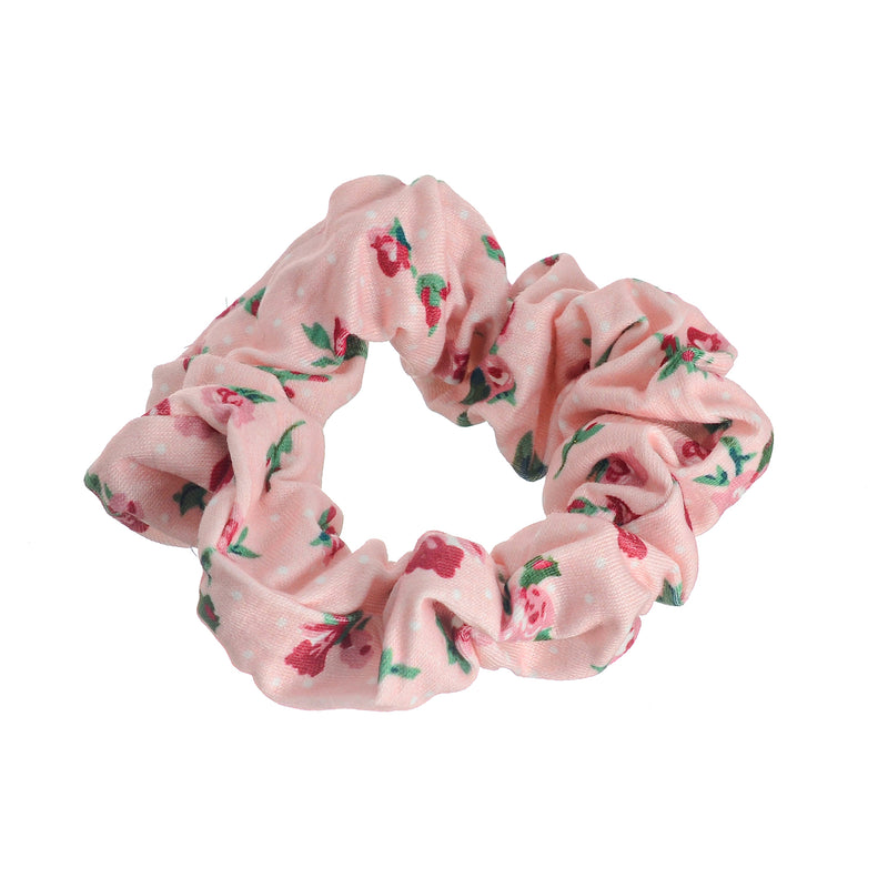 Floral patterned fabric elastic band for women