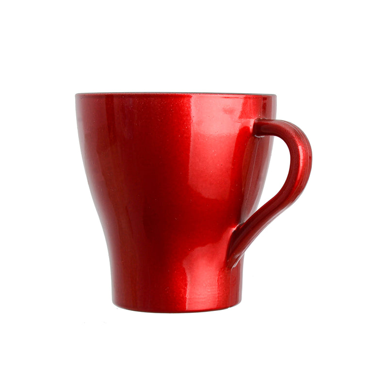 Colored glass tea mug
