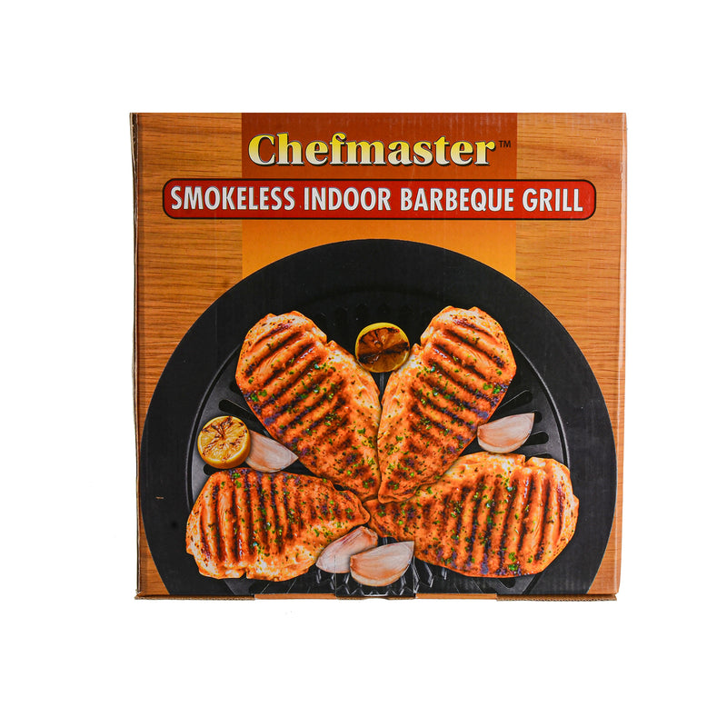 Chef Master 13-inch smokeless barbecue grill