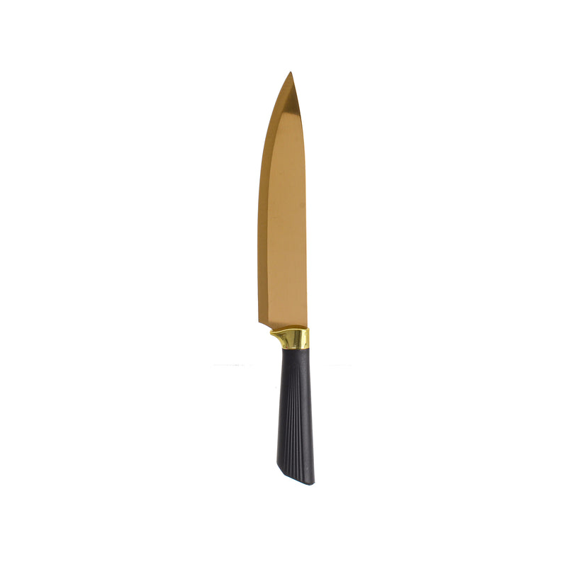 Large, wide, gold multi-use knife, 20 cm