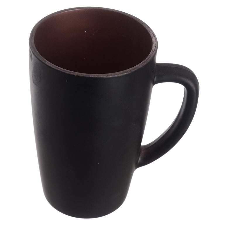 Colored glass coffee and tea mug