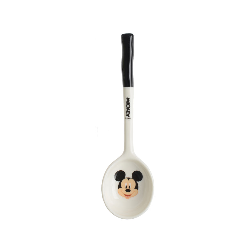 Disney ceramic spoon with long handle (Mickey Mouse), black, 15*4.5cm