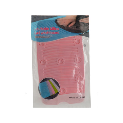 Foldable silicone washboard for washing clothes