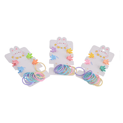 Children's hair tie (crown) consisting of 14 pieces of different colors