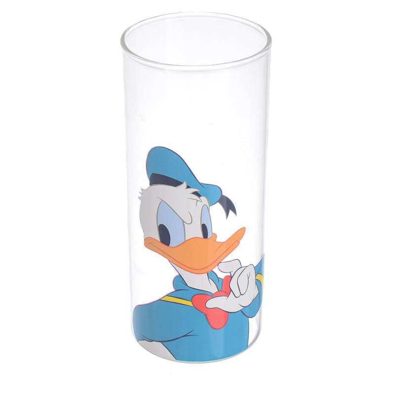 Round transparent pyrex glass cup in the shape of a duck, 14.5 cm, transparent color