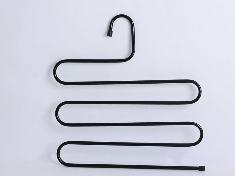 Space-saving pants hanger, 35 x 35 cm, brown colour