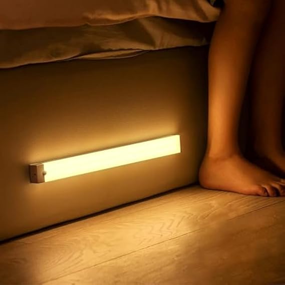مصباح مستشعر حركة، عصا LED مغناطيسية قابلة للإزالة أبيض