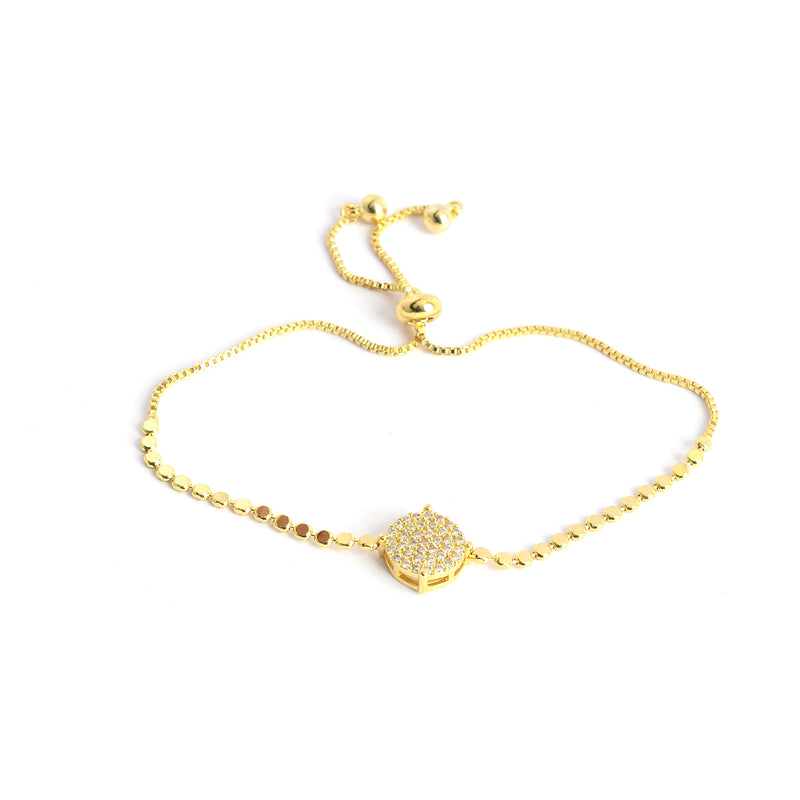 انسيال نسائي أنيق بتصميم عصري بفصوص زركون