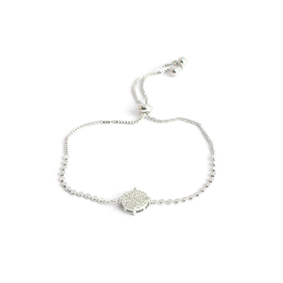 انسيال نسائي أنيق بتصميم عصري بفصوص زركون