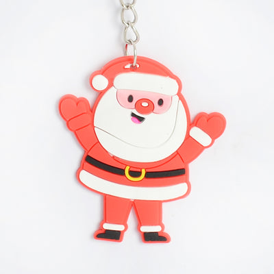 ميدالية مفاتيح كريسماس بتصميم بابا نويل