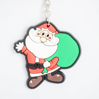 ميدالية مفاتيح كريسماس بتصميم بابا نويل