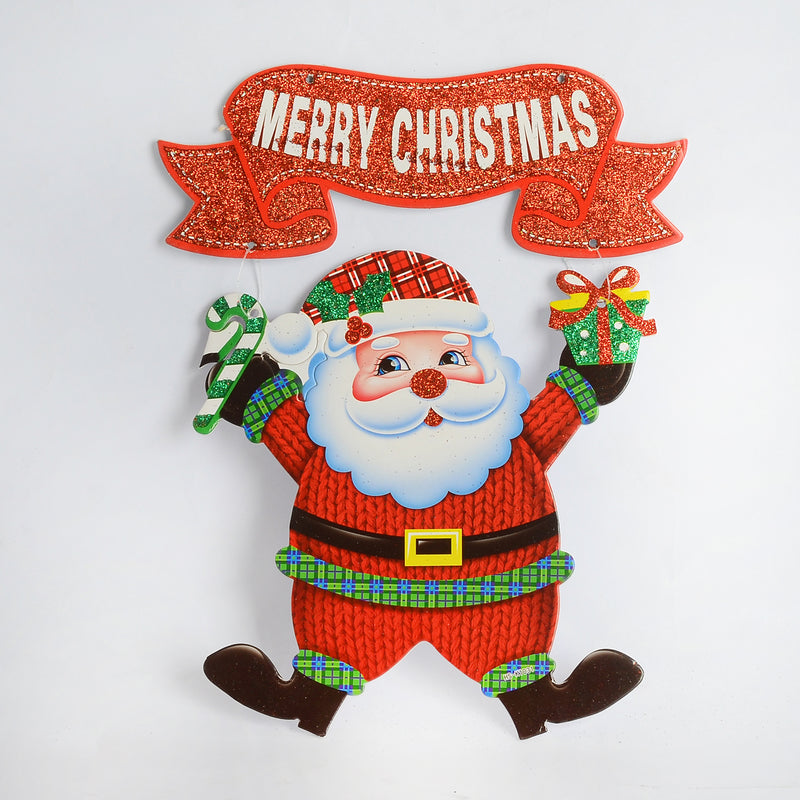 زينة عيد الميلاد بابا نويل مع كلمة ميرى كريسماس