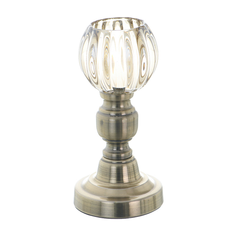 Classic candlestick mold - glass, 19 cm