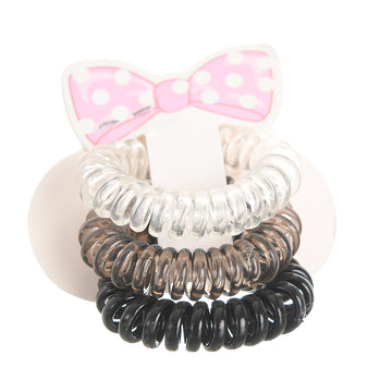 رباط شعر مرن للنساء متعدد الالوان 3 قطع