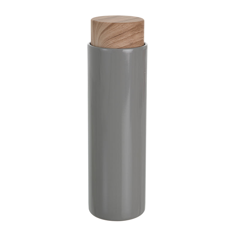 Thermal mug with wooden lid, 400 ml