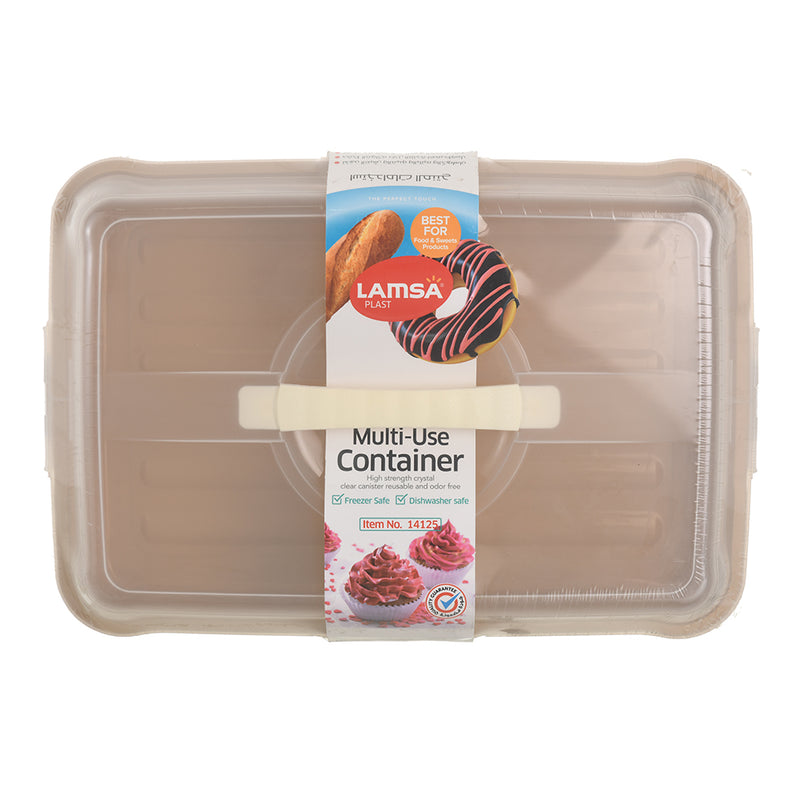 Lamsa plast multi-use food container