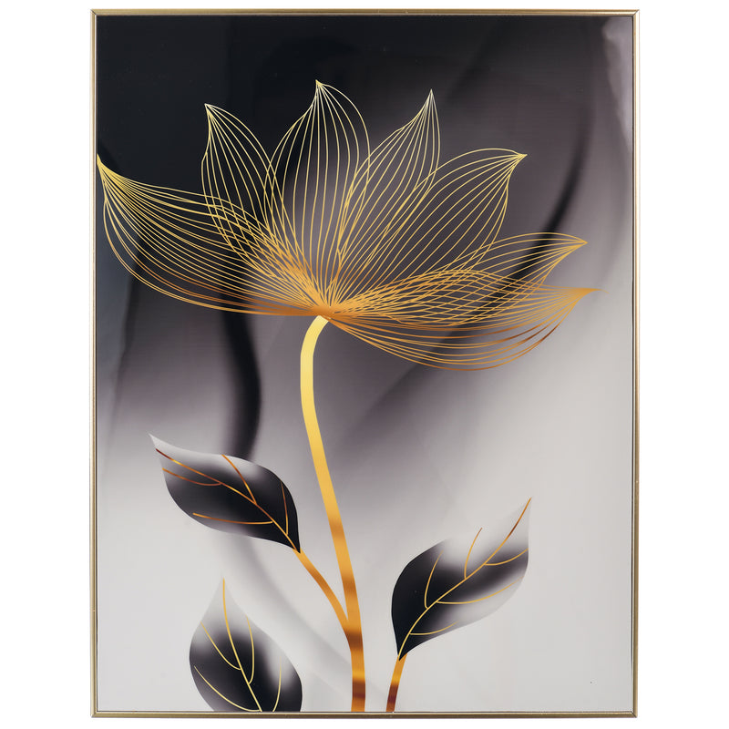 Gray*gold wall frame 45 x 35 cm