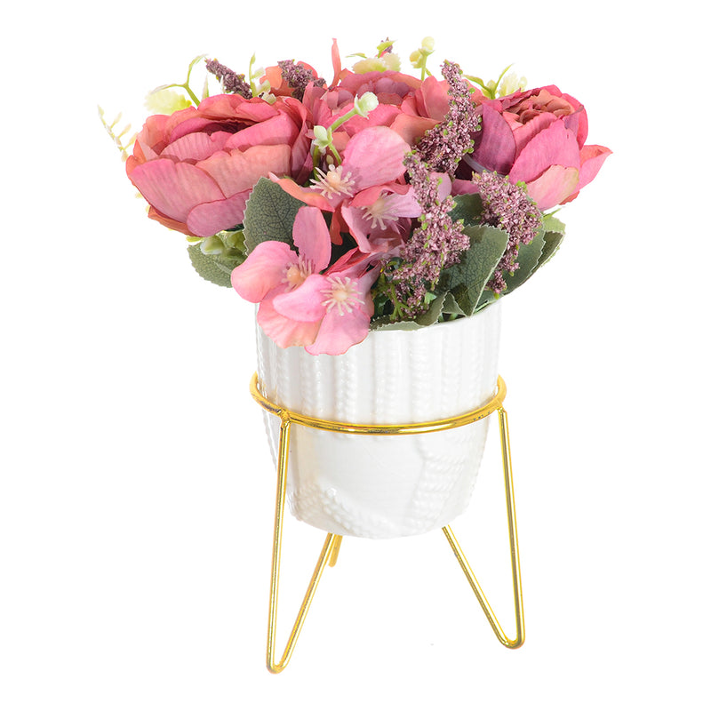 Beautiful rose vase with stand - different colors