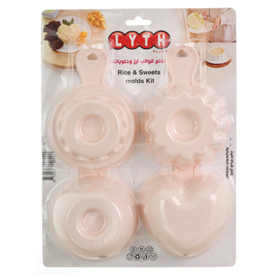 Lyth plast rice and dessert mold set