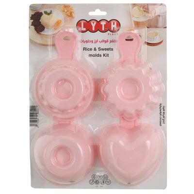 Lyth plast rice and dessert mold set