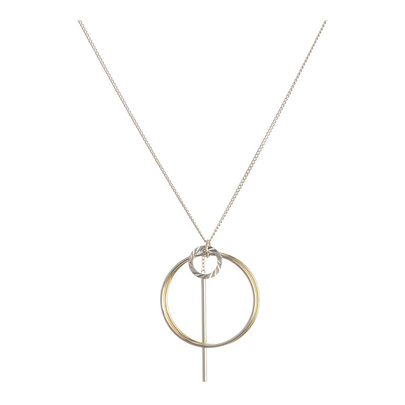 Y-mei two circle thin chain