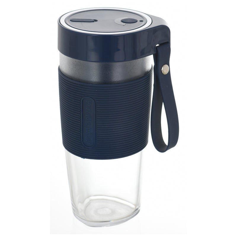 Blender and fruit juicer, 600 ml, navy blue