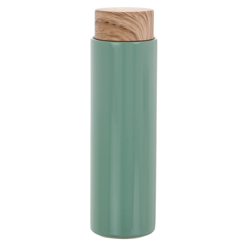 Thermal mug with wooden lid, 400 ml