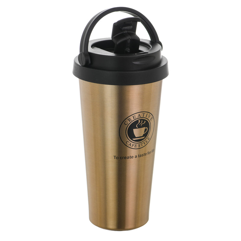 Thermal mug with hand grip, 450 ml