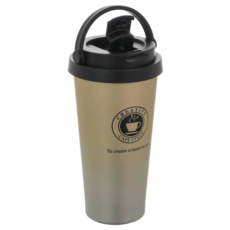 Thermal mug with hand grip, 450 ml