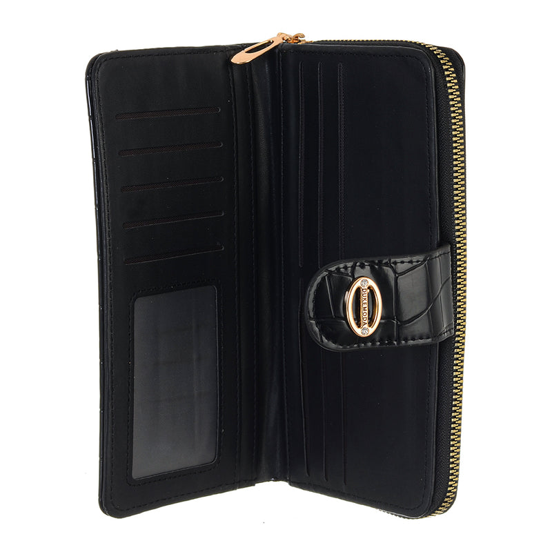 Leather wallet with elegant design