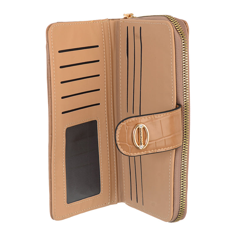 Leather wallet with elegant design