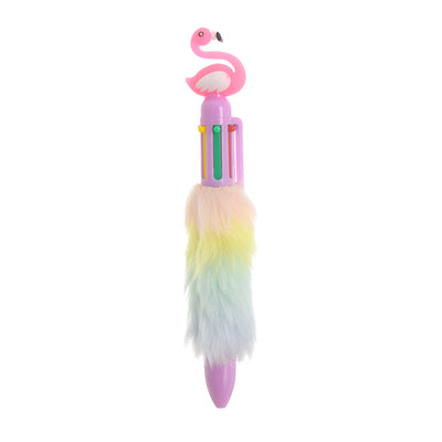 Fur pen 6 colors flamingo