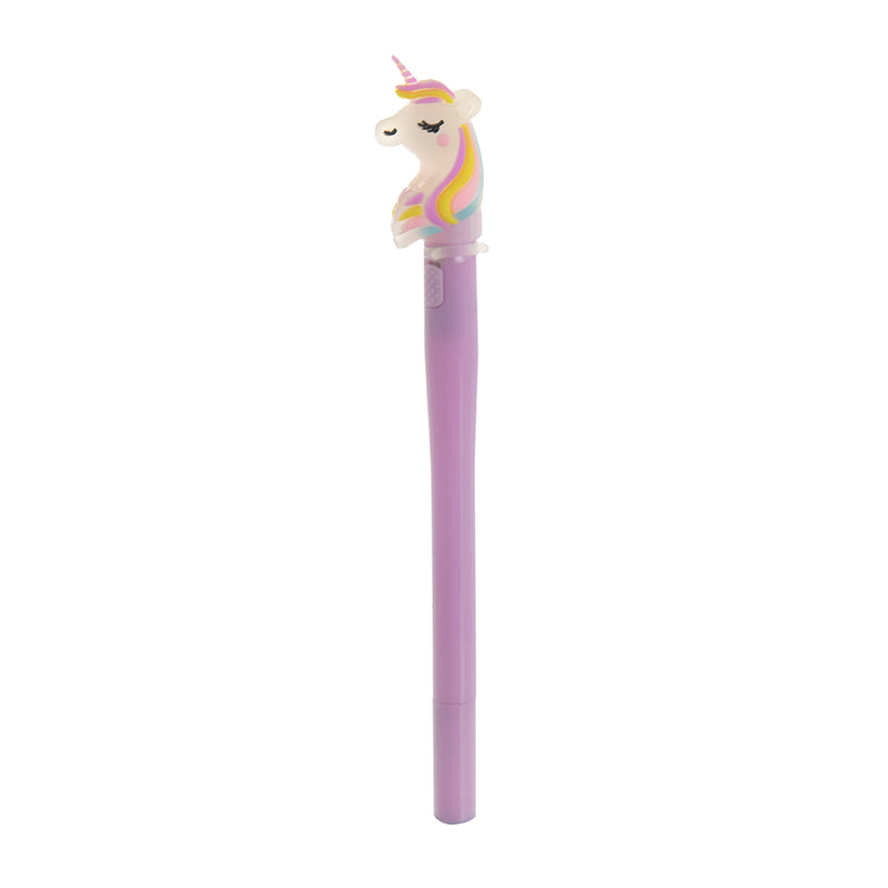Unicorn ballpoint pen with torch