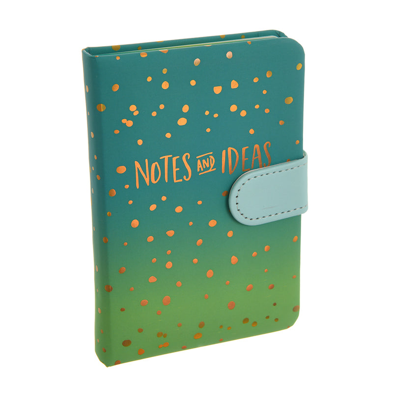 A5 notebook with magnetic lock