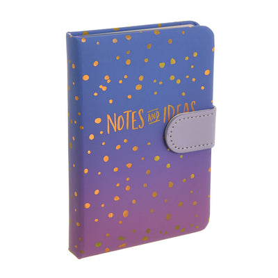 A5 notebook with magnetic lock